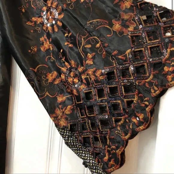 🆕 Black Kaftan NEW - Picture 3 of 8